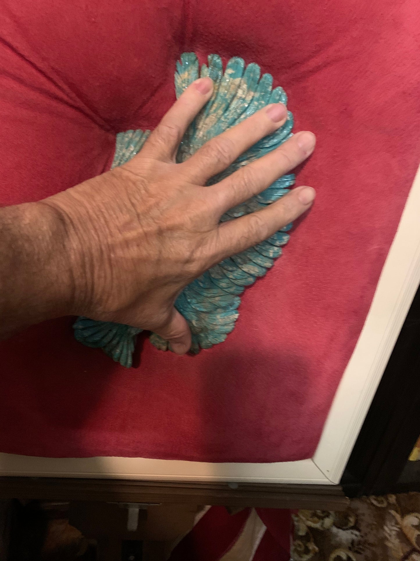 Kingman Turquoise Eagle Sculpture