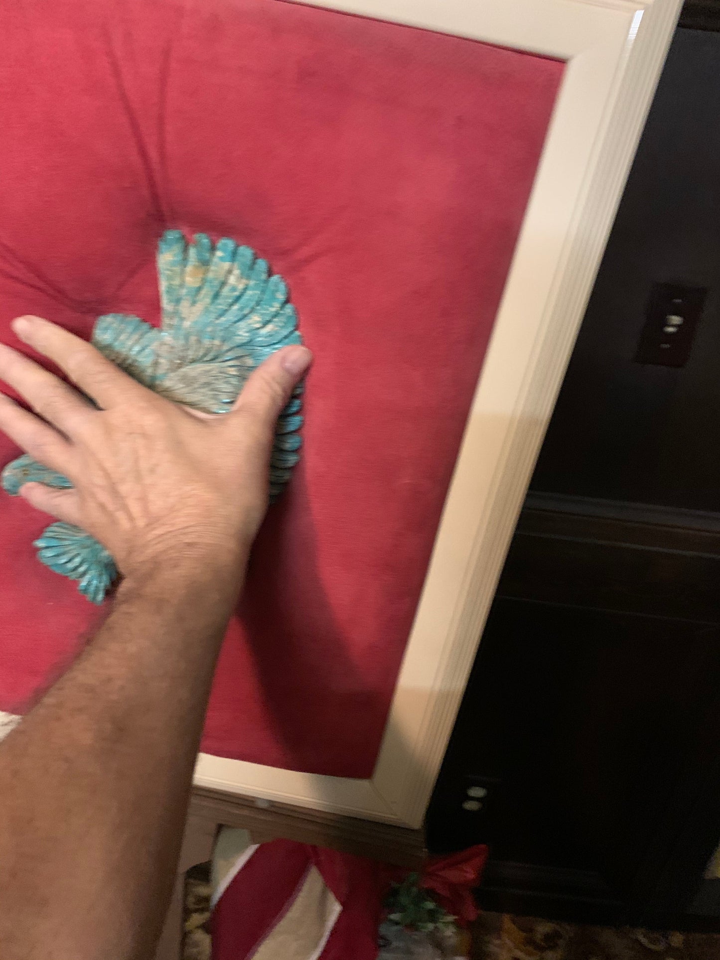 Kingman Turquoise Eagle Sculpture